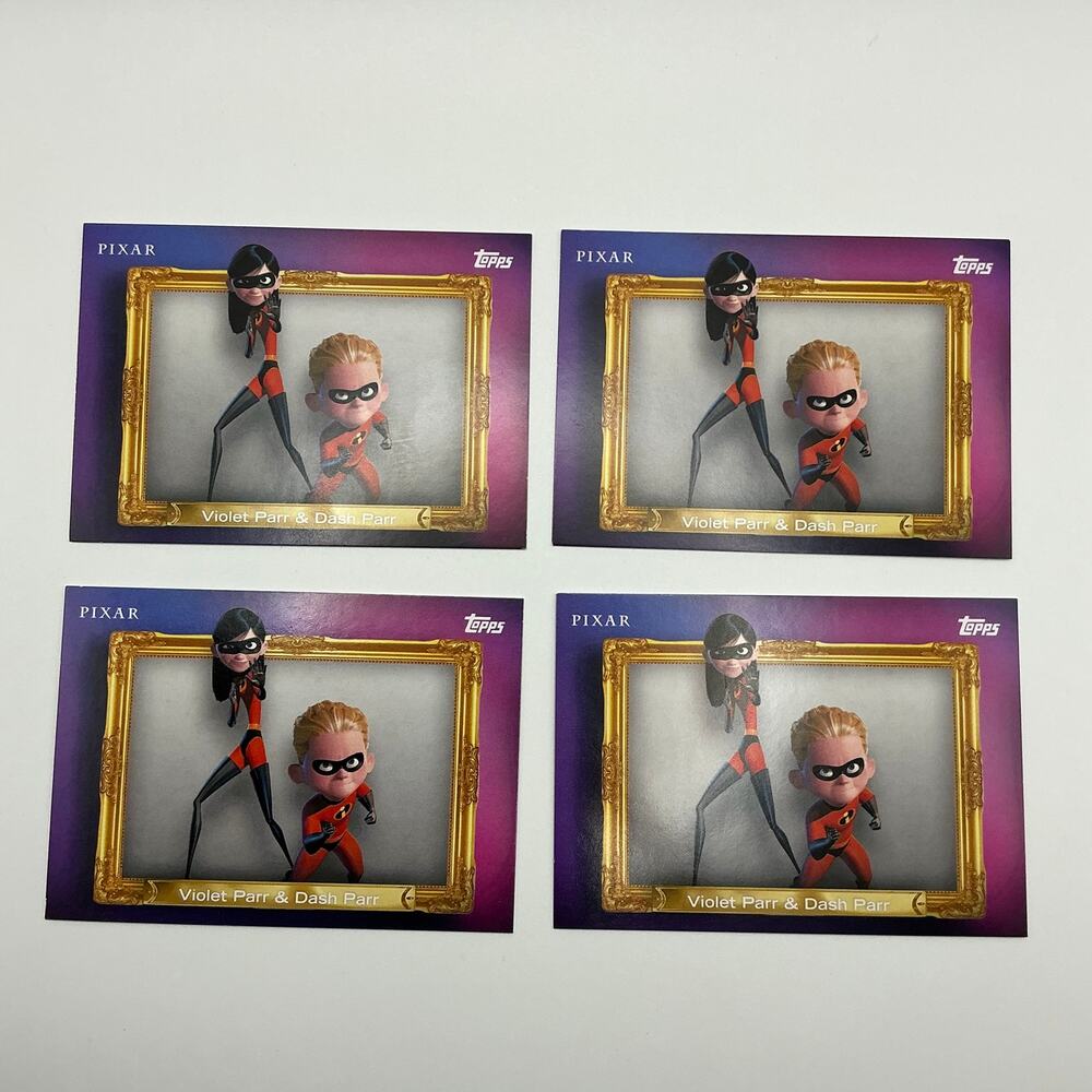 Topps Disney Pixar Incredibles Card Lot Foils Inserts Chrome - Picture 5 of 8